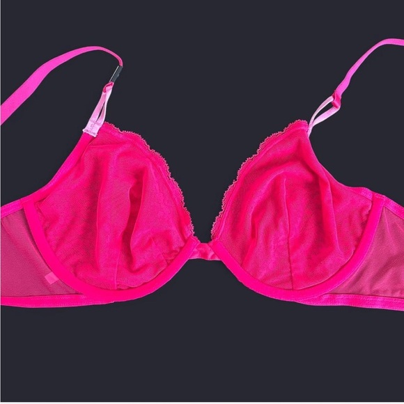 NWT! Victoria’s Secret Sexy Tee Lacie Unlined Demi Bra Pink Cheetah Size 38C - Picture 6 of 8